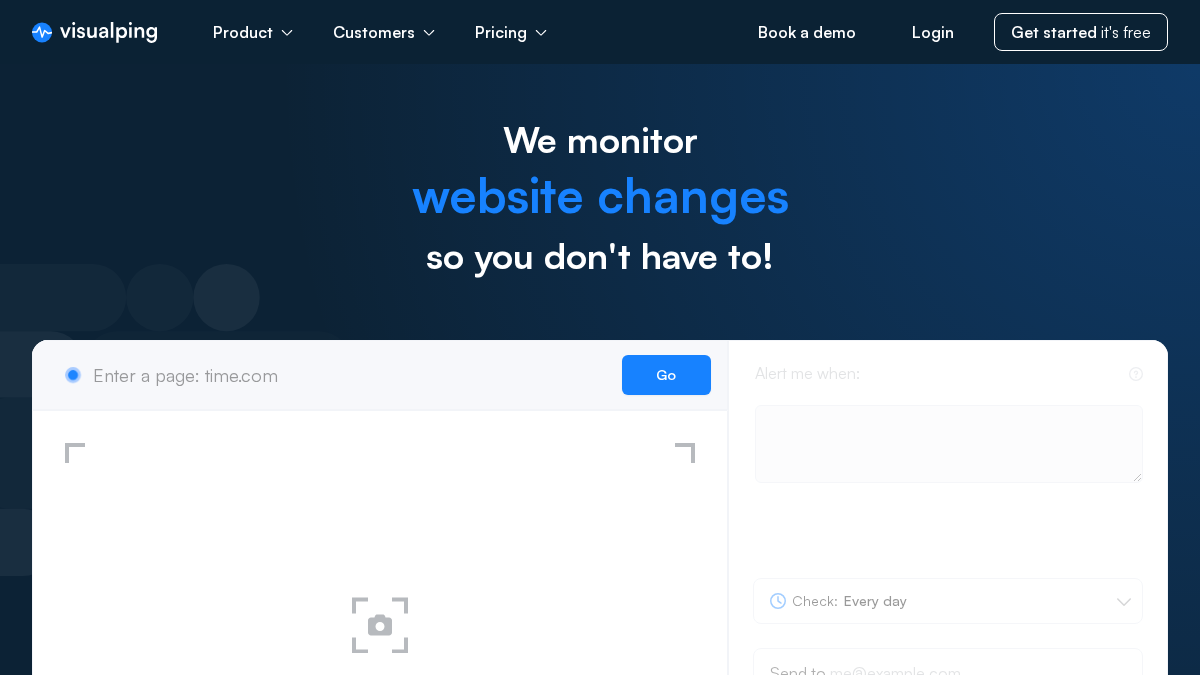 visualping.io 官网首页截图