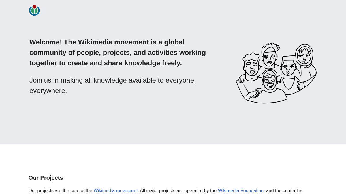 wikimedia.org 官网首页截图